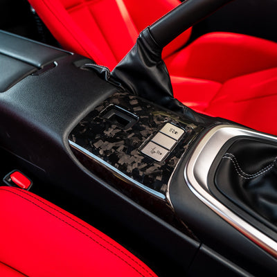 Driven.Media Carbon Fiber Center Console Cover - 2022+ Toyota GR86 / Subaru BRZ