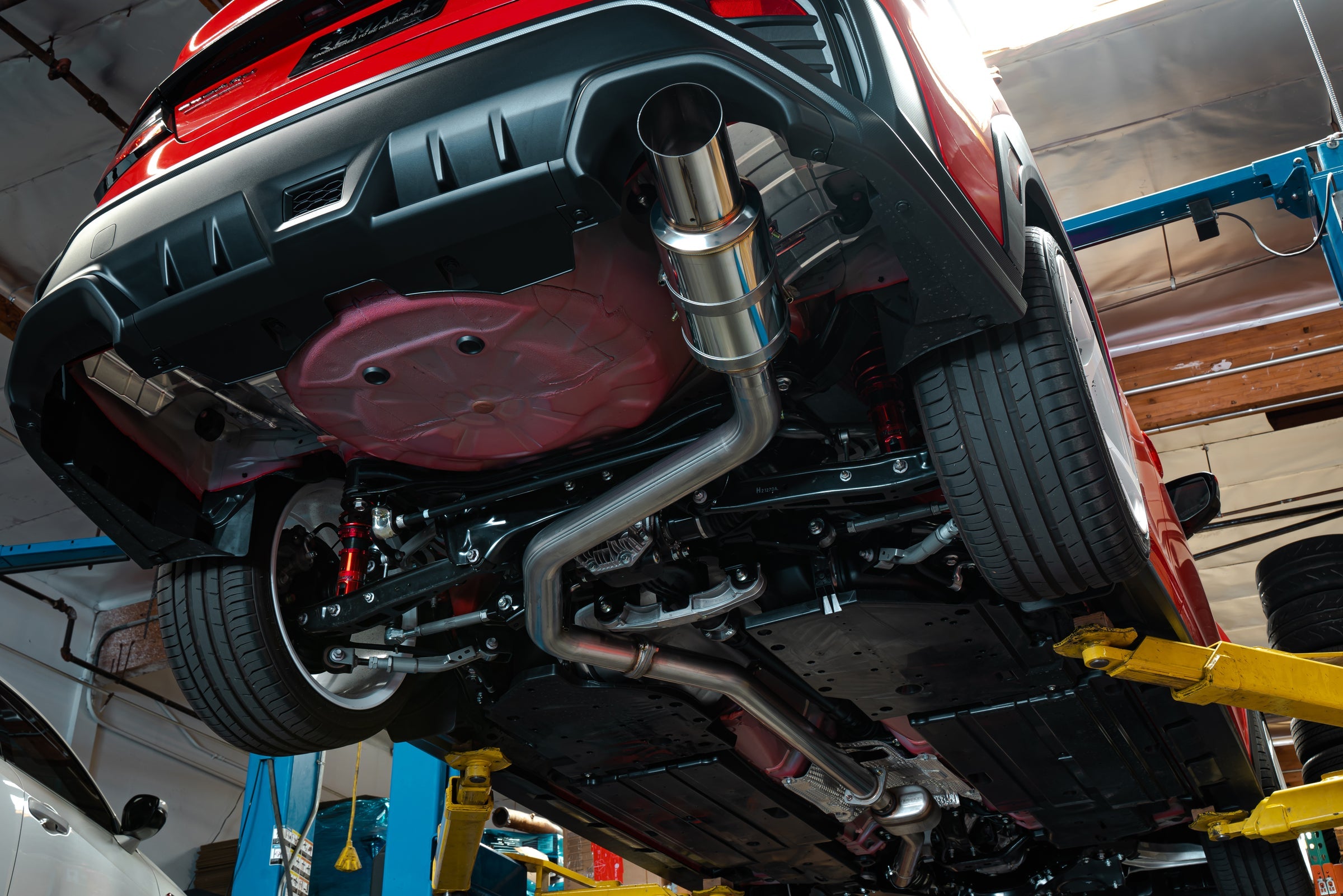 REMARK Catback Exhaust R1 Spec Single-Exit (Titanium / Stainless Steel) - 2022+ Subaru WRX