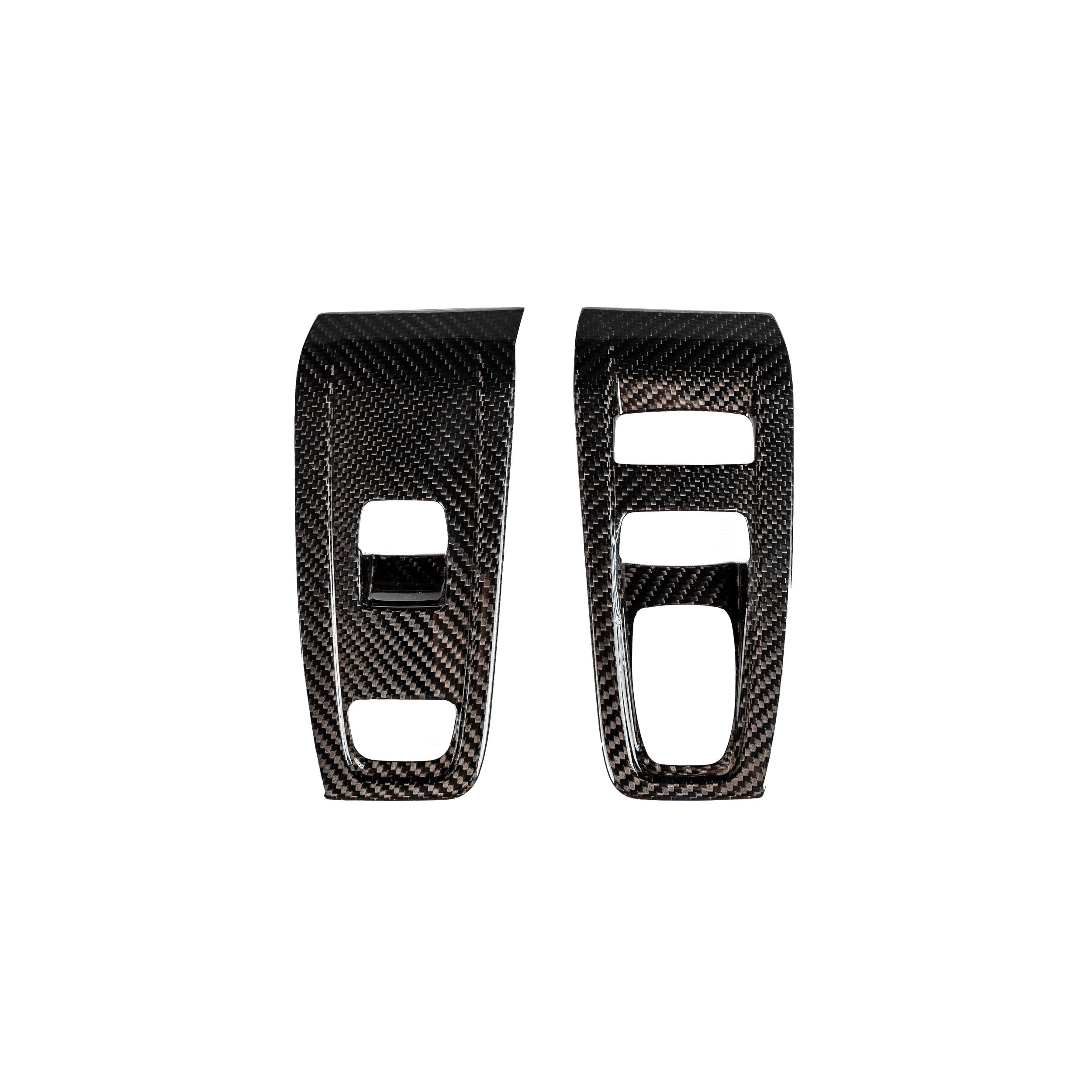 Driven.Media Carbon Fiber Window Switch Panel Cover - 2022+ Toyota GR86 / Subaru BRZ