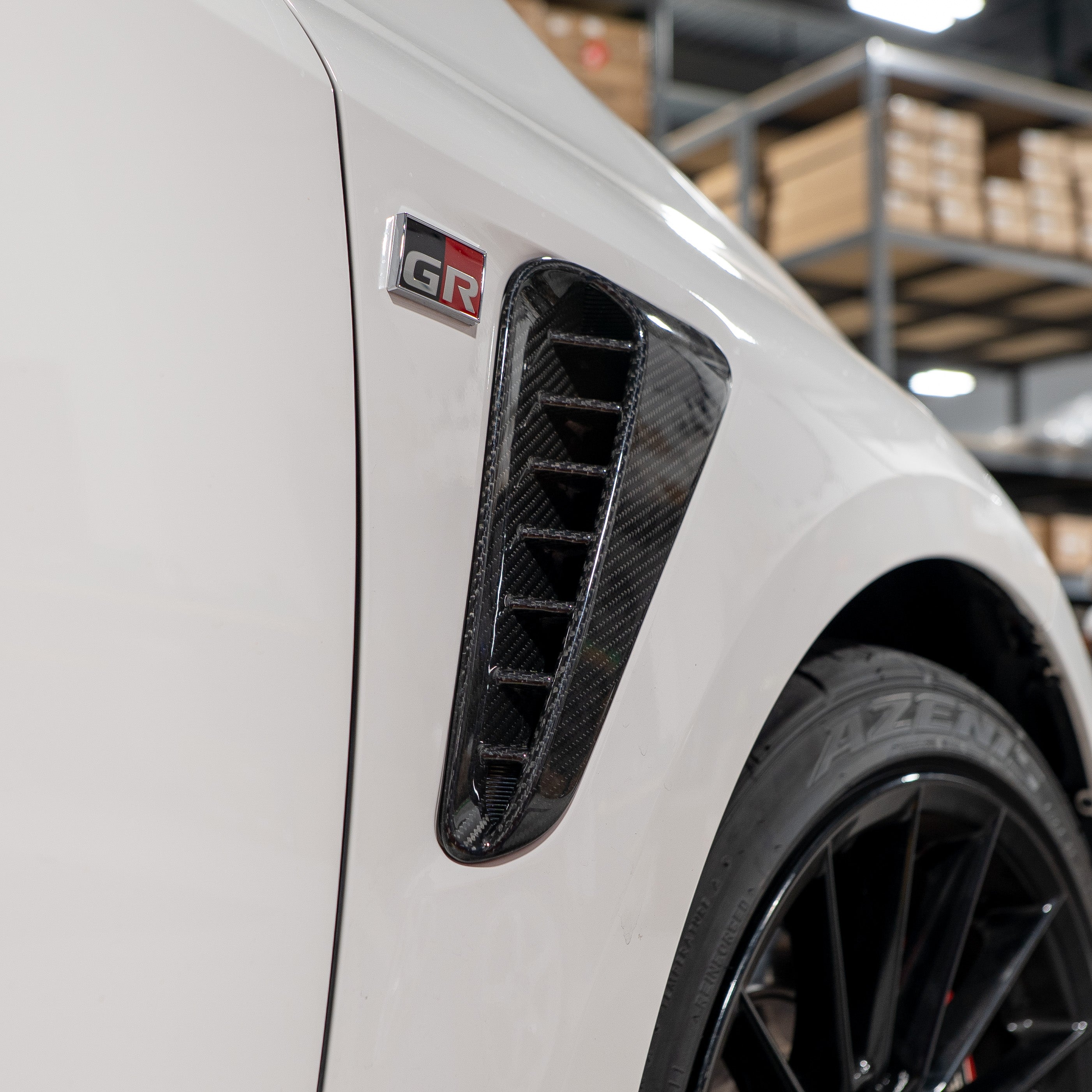 Driven.Media Carbon Fiber Exterior Fender Side Vent Covers - 2023+ Toyota GR Corolla