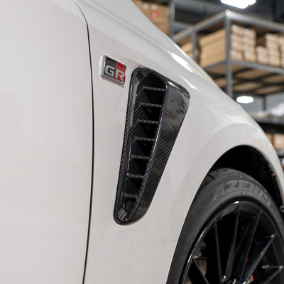 Driven.Media Carbon Fiber Exterior Fender Side Vent Covers - 2023+ Toyota GR Corolla