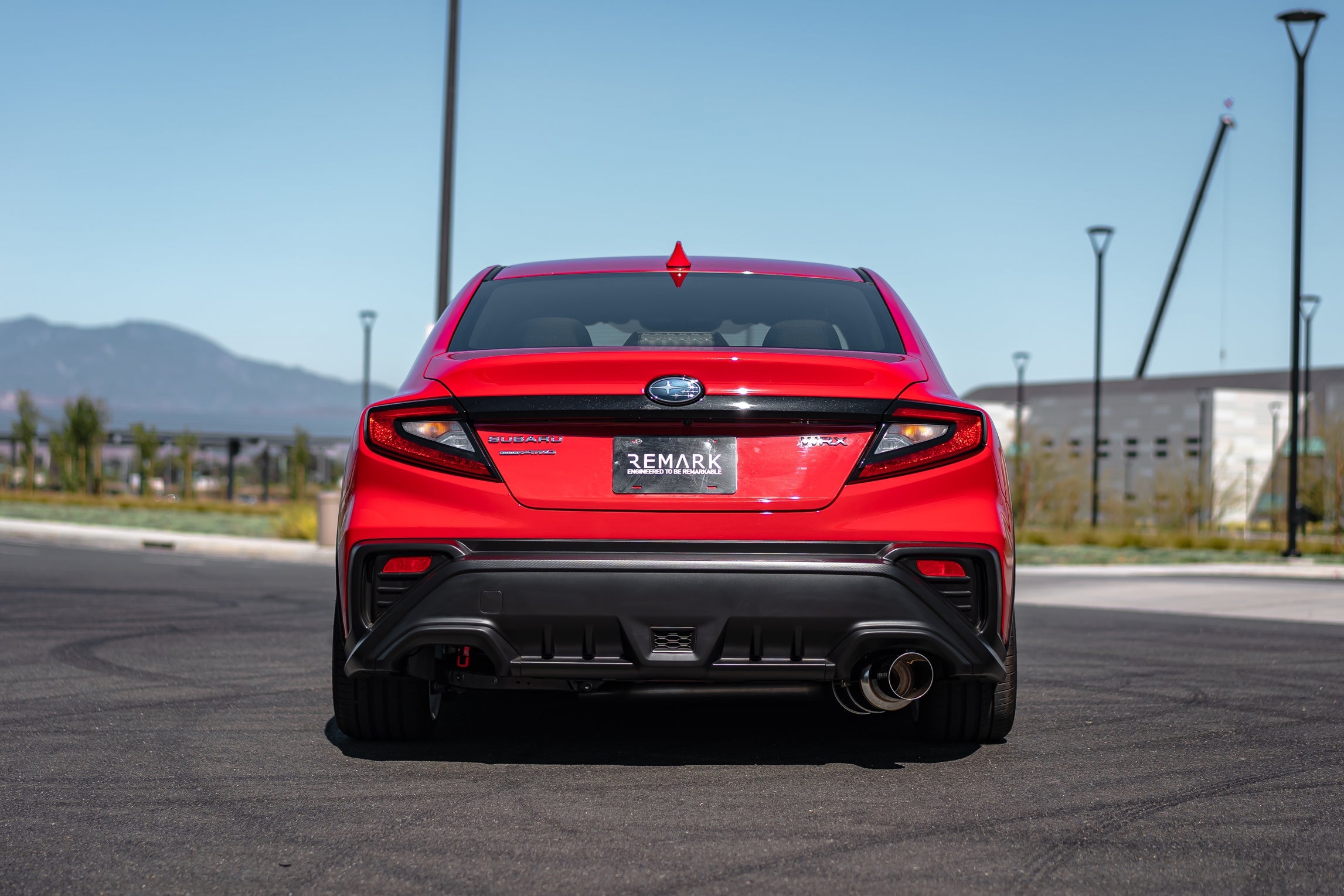 REMARK Catback Exhaust R1 Spec Single-Exit (Titanium / Stainless Steel) - 2022+ Subaru WRX