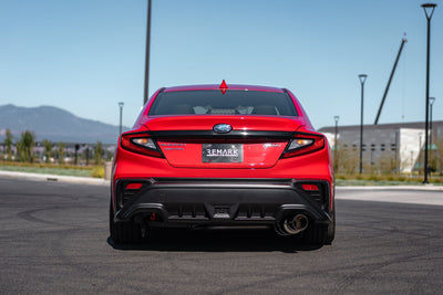 REMARK Catback Exhaust R1 Spec Single-Exit (Titanium / Stainless Steel) - 2022+ Subaru WRX