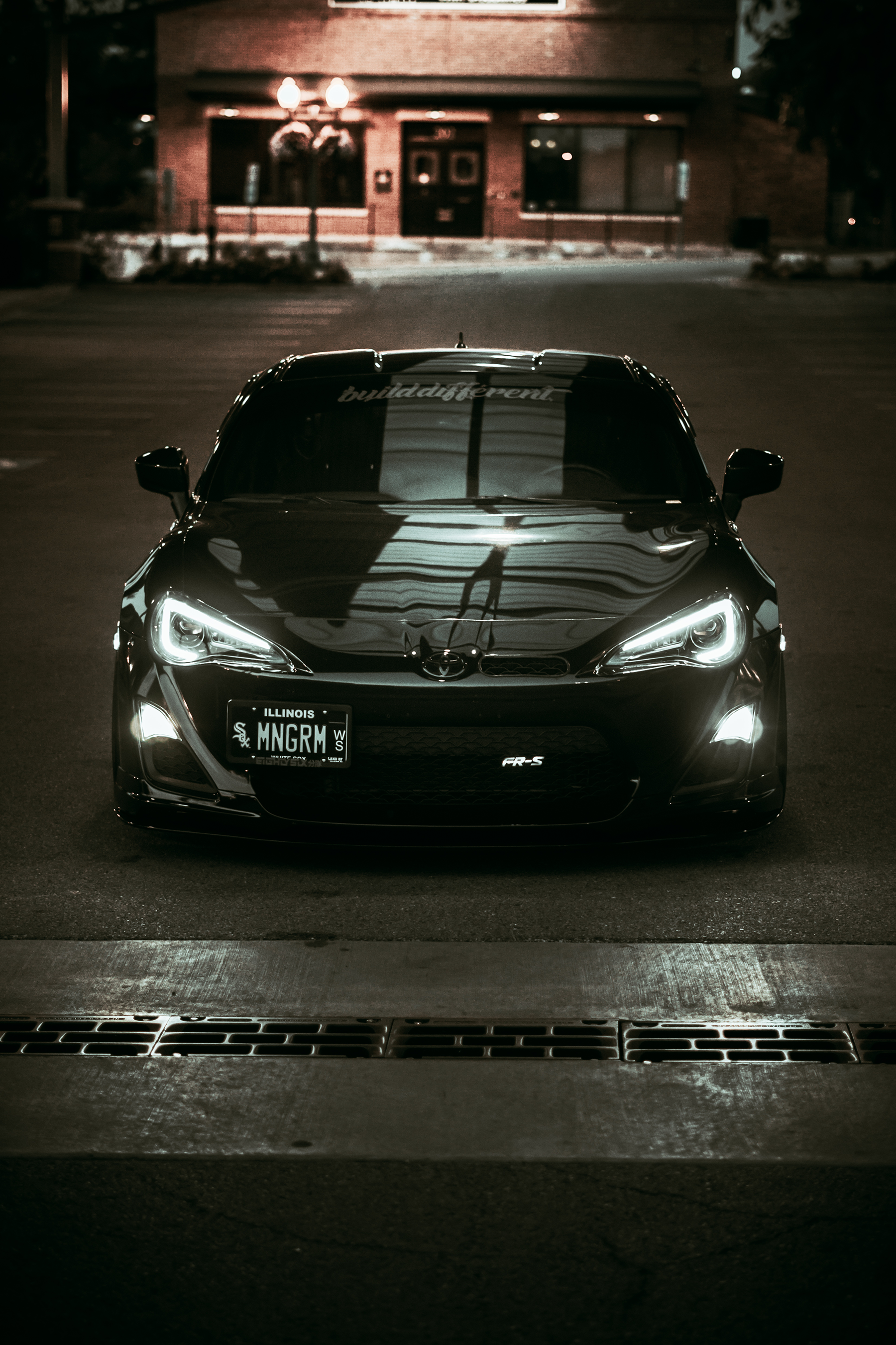 Lit Logos FRS Grill Badge - 2013-2016 Scion FR-S