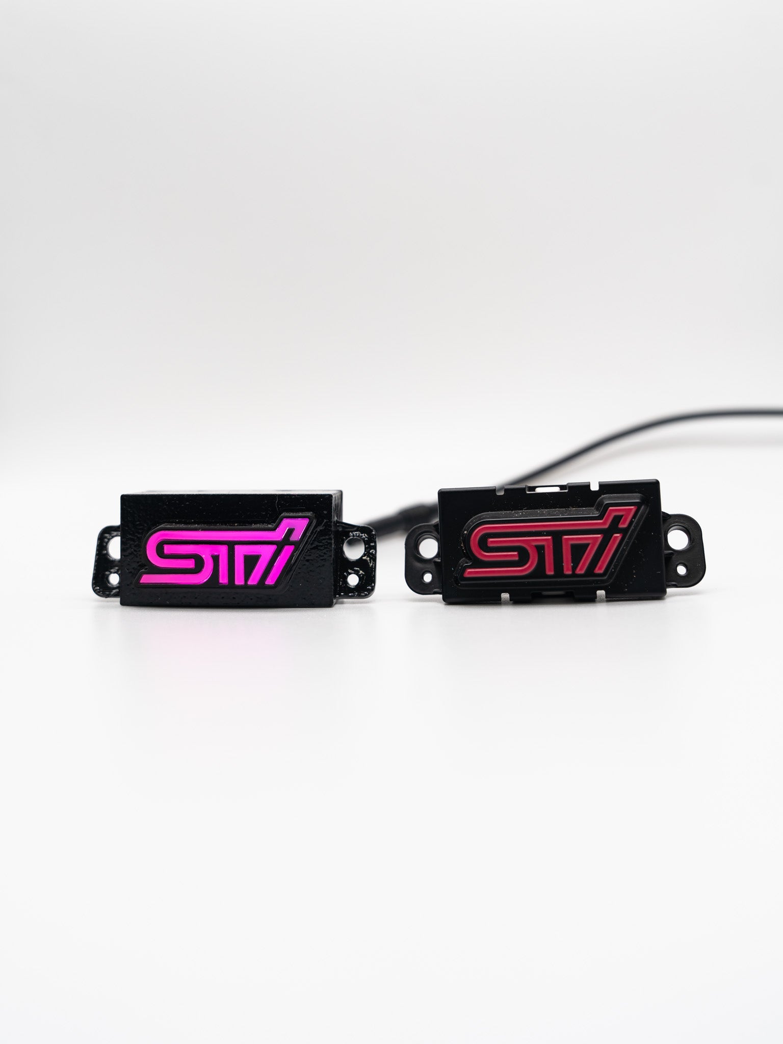 Lit Logos RGB STI Shifter Trim Badge - 2015-2021 Subaru STI