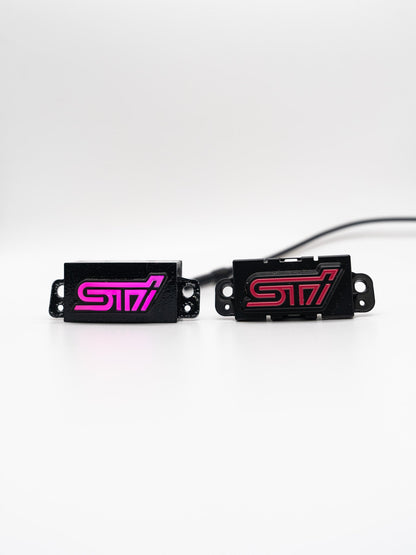 Lit Logos RGB STI Shifter Trim Badge - 2015-2021 Subaru STI