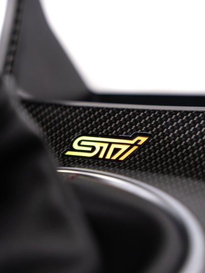 Lit Logos RGB STI Shifter Trim Badge - 2015-2021 Subaru STI