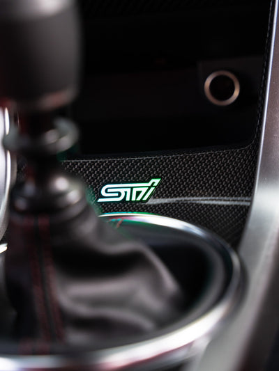 Lit Logos RGB STI Shifter Trim Badge - 2015-2021 Subaru STI