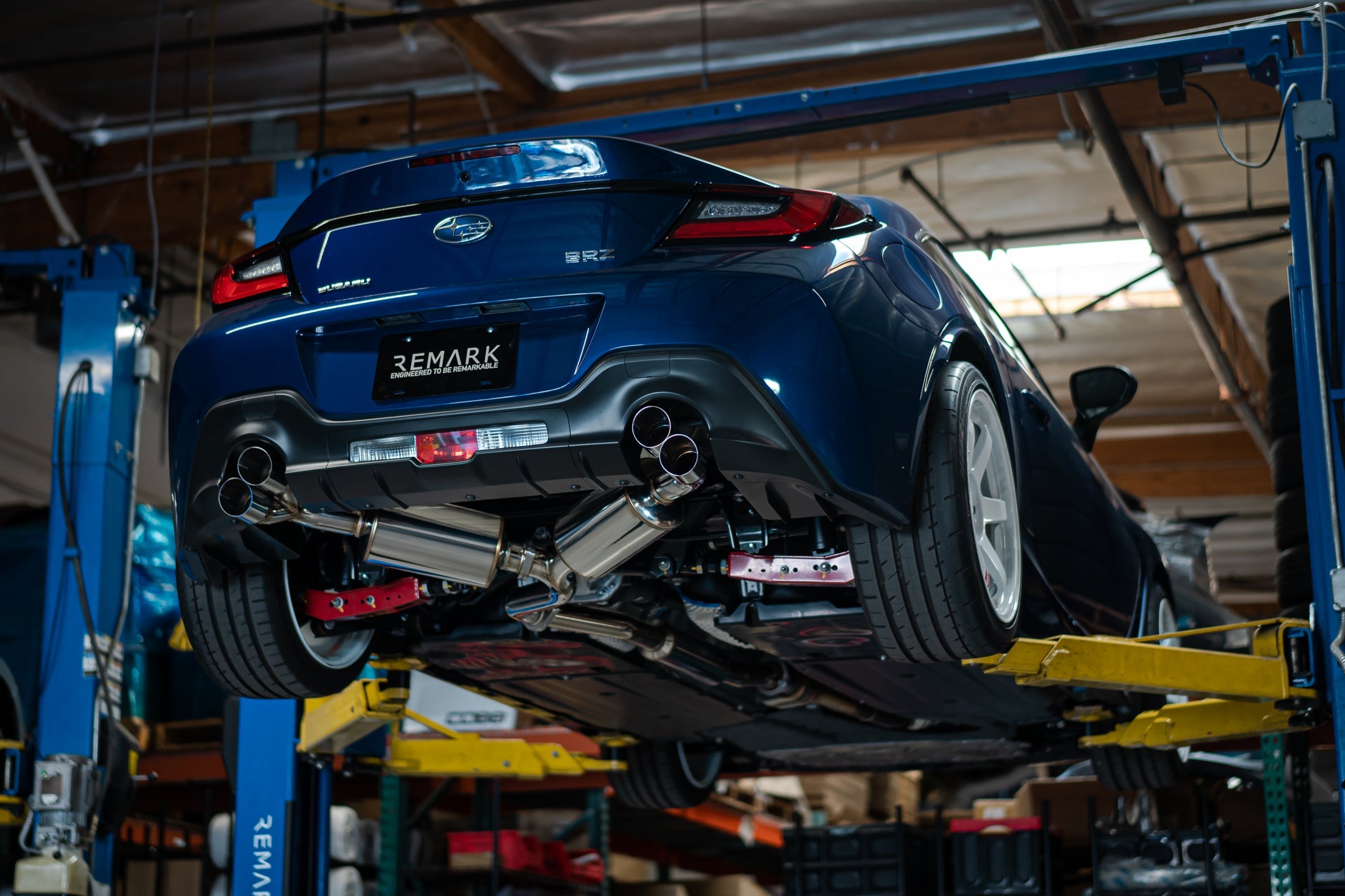 REMARK Catback Exhaust Sports Touring Quad Tip - 2022+ Toyota GR86 / Subaru BRZ