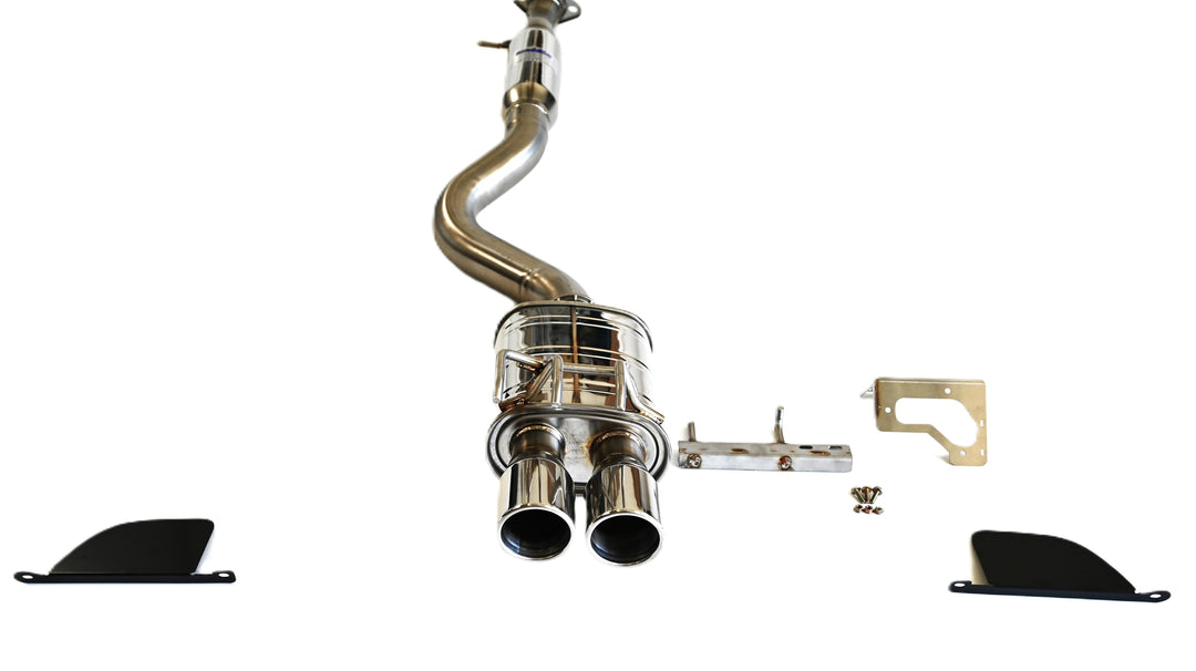 Invidia Q300 Cat-Back Rolled S.S Tip - 2023+ Toyota GR Corolla