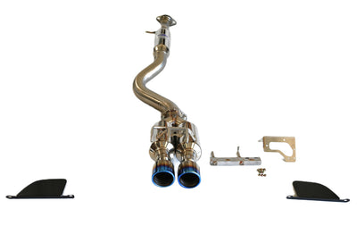 Invidia R400 Cat-Back Exhaust Rolled Titanium Tip - 2023+ Toyota GR Corolla