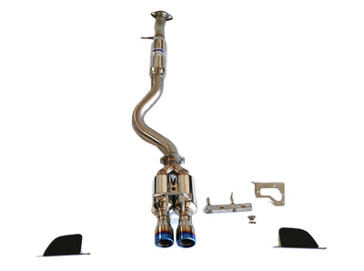Invidia R400 Cat-Back Exhaust Rolled Titanium Tip - 2023+ Toyota GR Corolla