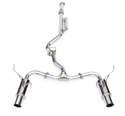 Invidia N1 Twin Outlet Cat-Back Exhaust - 2022+ Subaru WRX