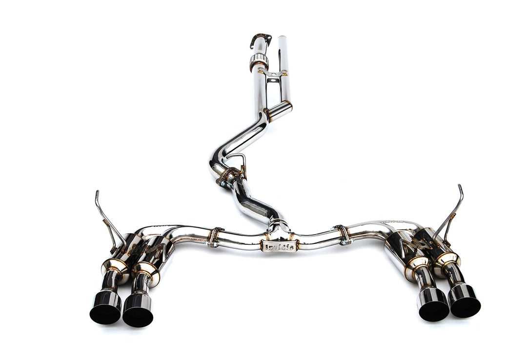 Invidia R400 Gemini Cat-Back Exhaust Single Layer Quad Tip - 2022+ Subaru WRX