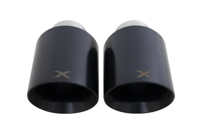 Xforce 4.5"in FR-S / BRZ / GR86 Exhaust Matte Black Tip Kit
