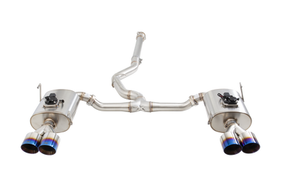 XForce 3" Varex Valved Quad Tip Cat-Back Exhaust System – 2022+ Subaru WRX