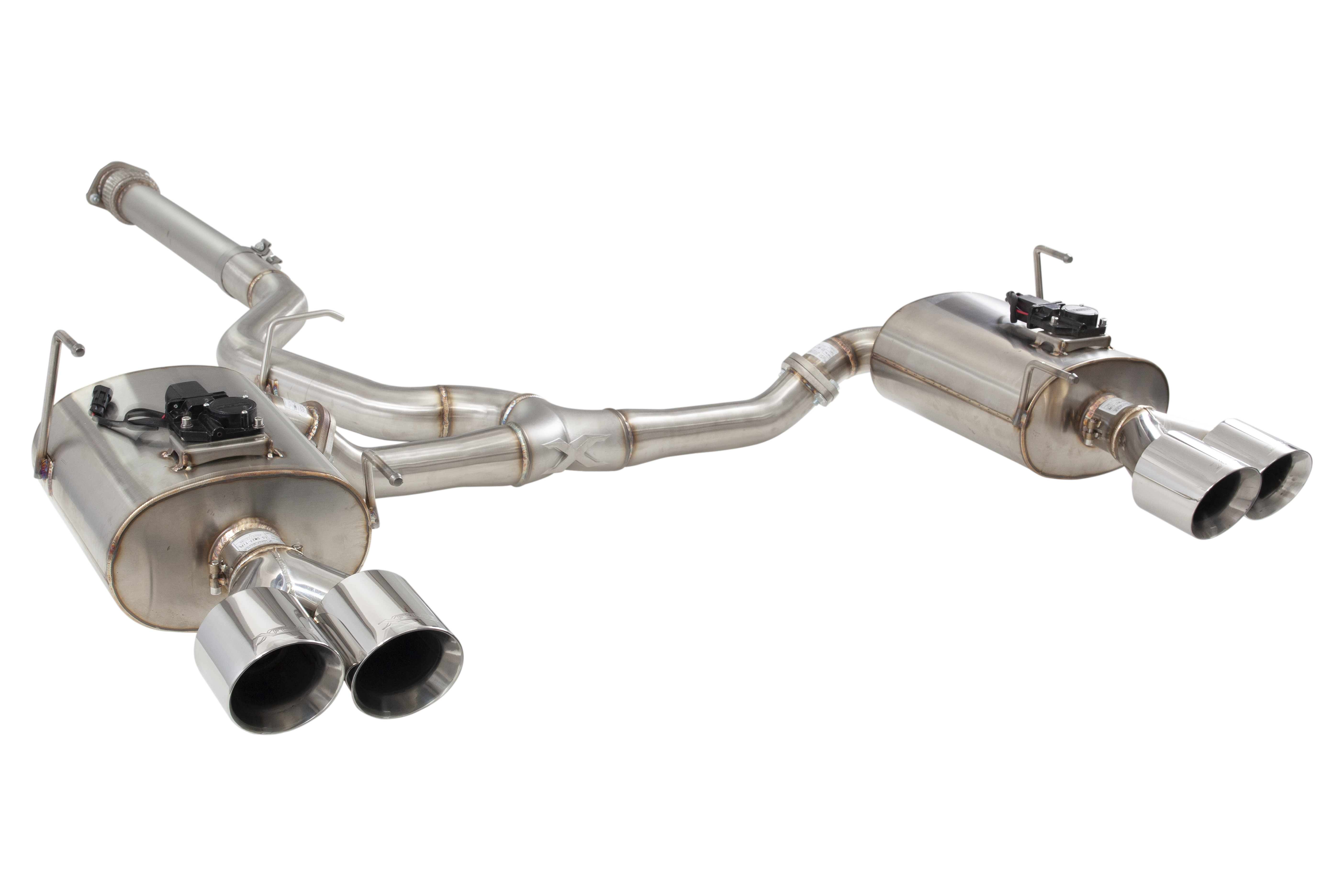 XForce 3" Varex Valved Quad Tip Cat-Back Exhaust System – 2022+ Subaru WRX
