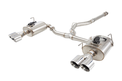 XForce 3" Varex Valved Quad Tip Cat-Back Exhaust System – 2022+ Subaru WRX