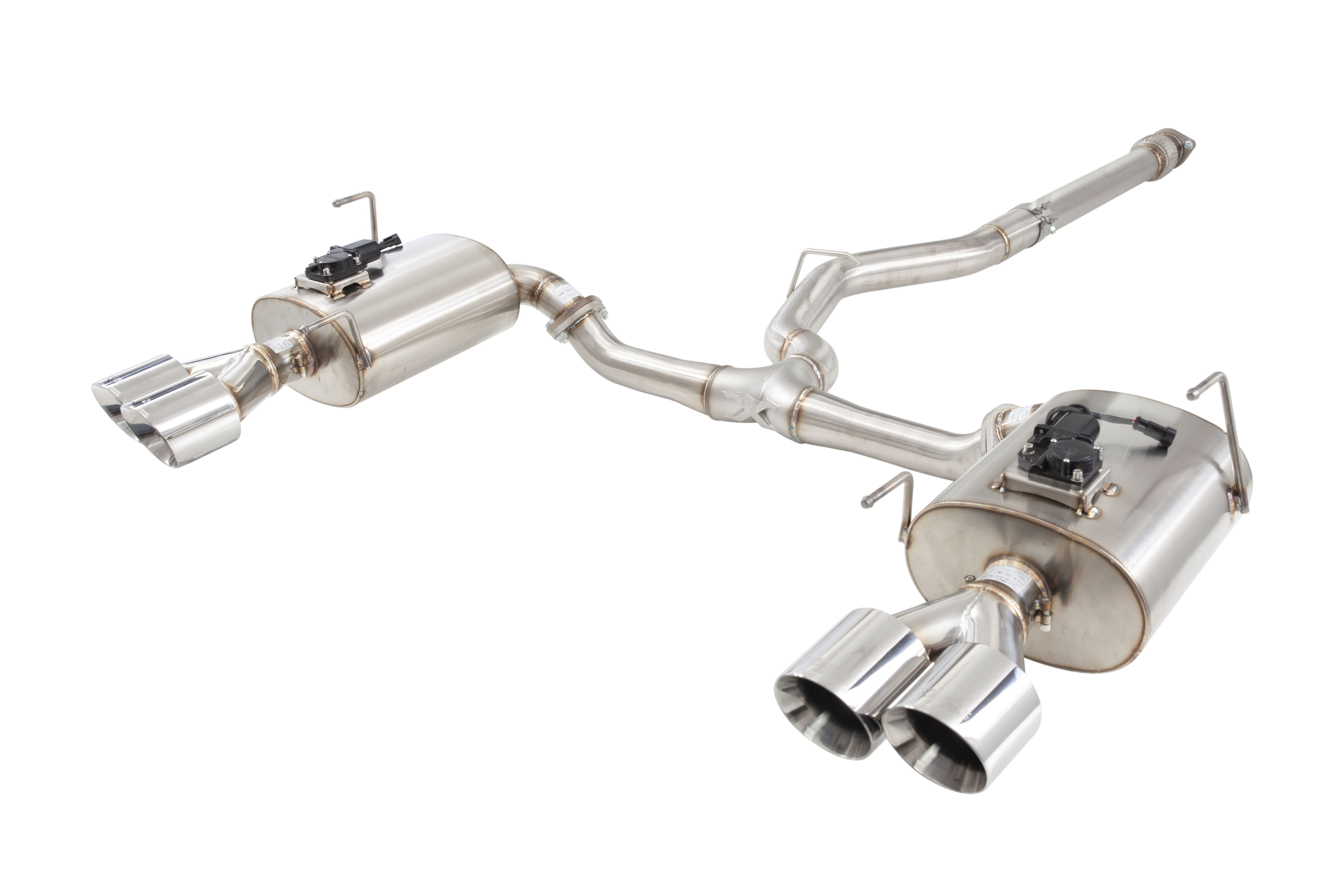 XForce 3" Varex Valved Quad Tip Cat-Back Exhaust System – 2022+ Subaru WRX