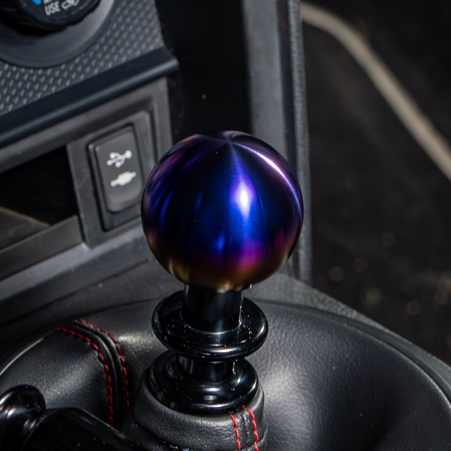 Billetworkz Titanium Torched Shift Knob - 2013-2021 Toyota 86 / Subaru BRZ / Scion FRS