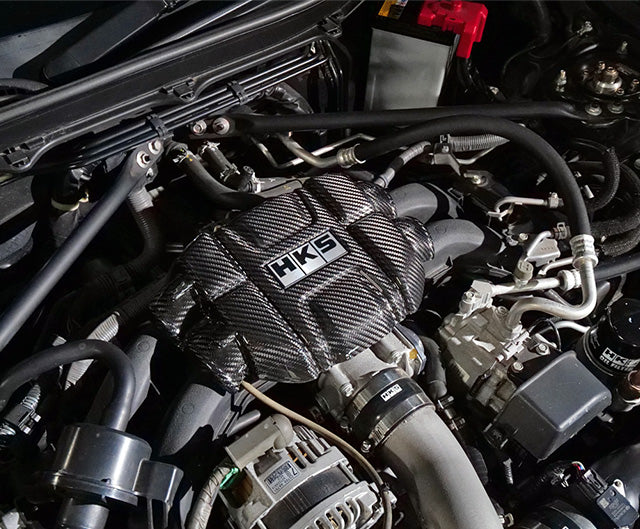 HKS Dry Carbon Engine Cover (exc. 2016+ MT) - 2013-2021 Toyota 86 / Subaru BRZ / Scion FRS