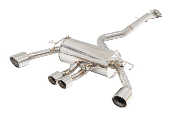APEXI N1 Evo Extreme Valved Quad Exit Catback Exhaust System (Resonated & Nonresonated) - 2023+ Toyota GR Corolla