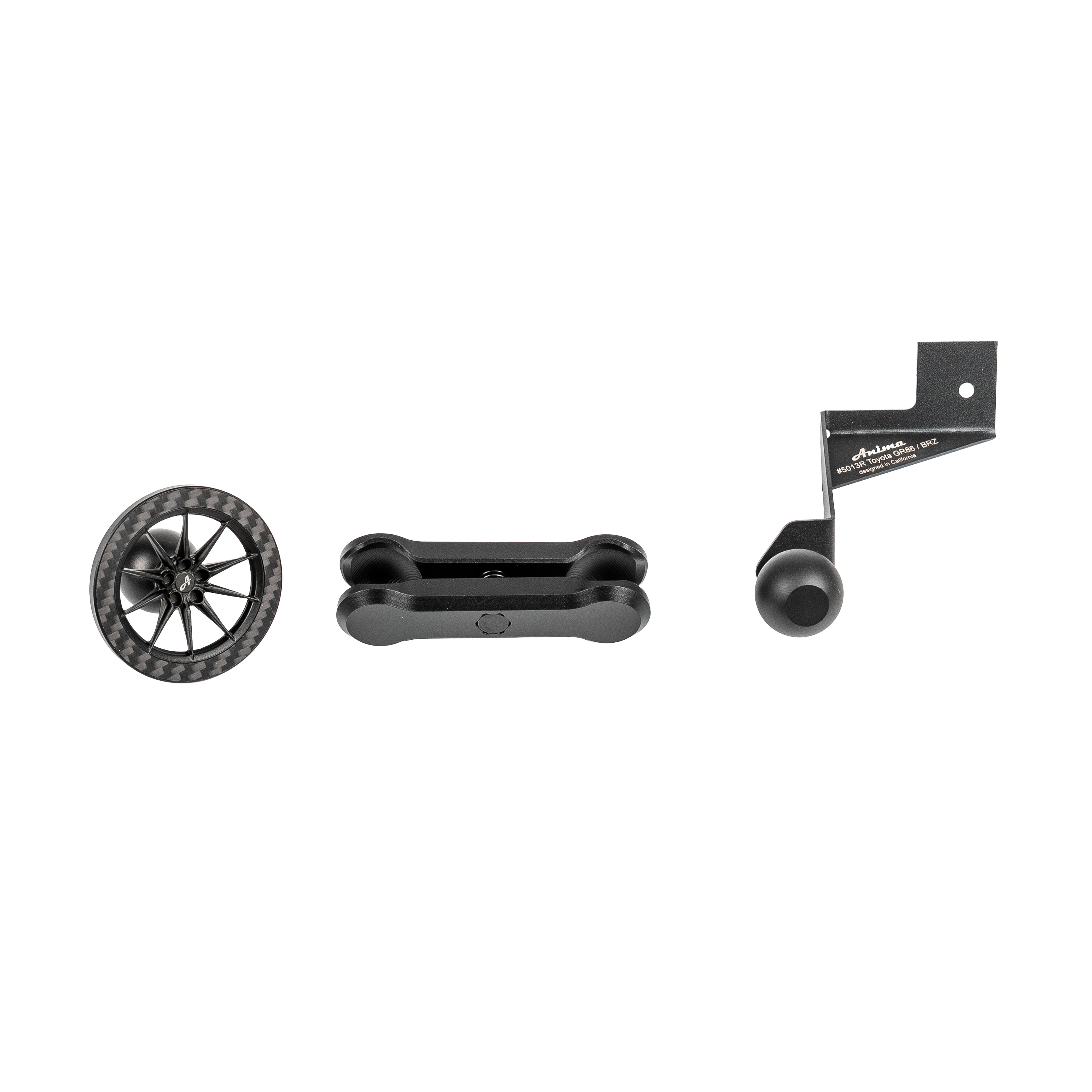 Anima 1" Left Hand Drive Ball Base Phone/Garmin Catalyst Mount - 2022+ Toyota GR86 / Subaru BRZ