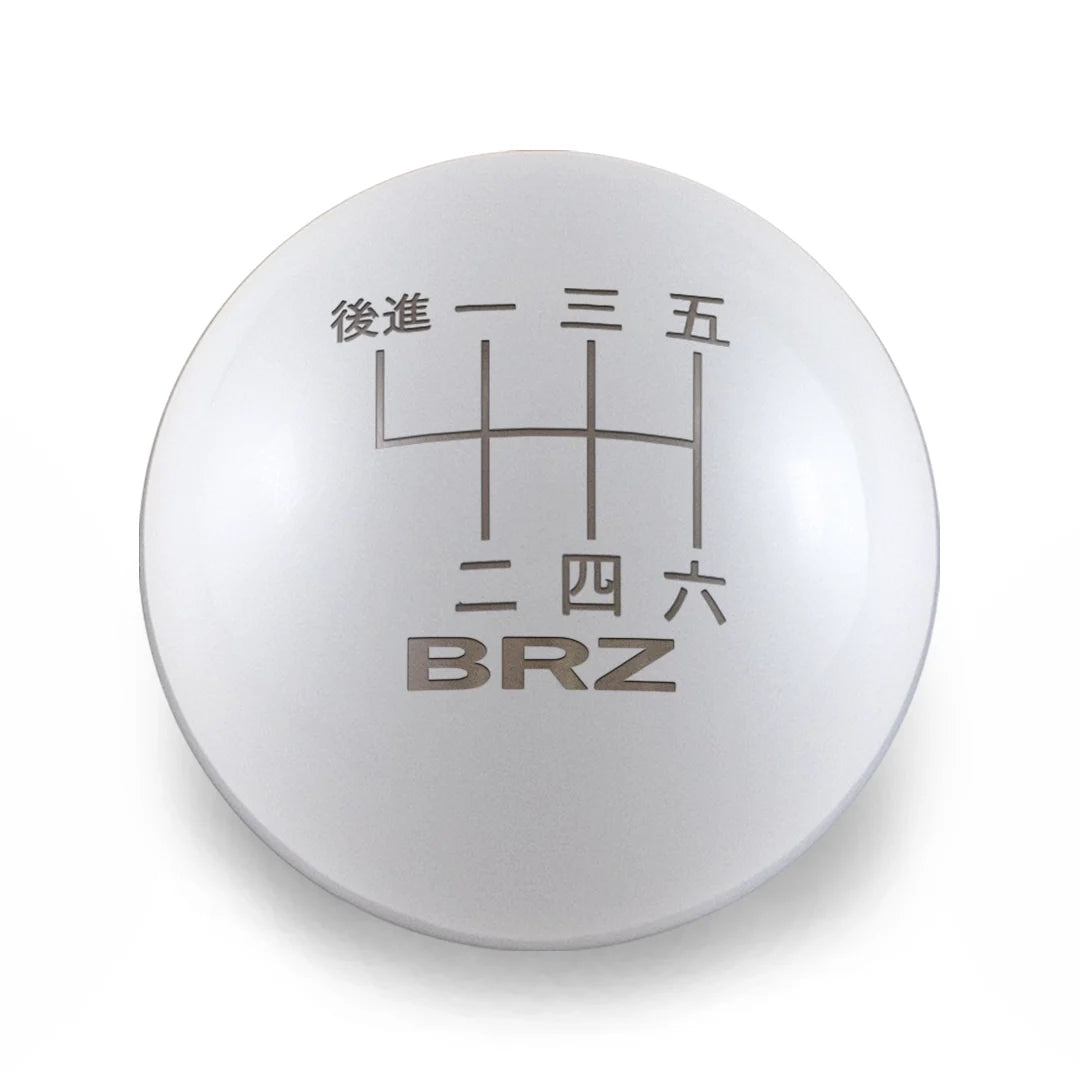 Billetworkz Weighted Shift Knob 6 Speed BRZ Japanese Engraving - 2013-2021 Toyota 86 / Subaru BRZ / Scion FRS