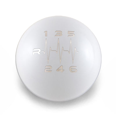 Billetworkz Weighted Shift Knob 6 Speed Heartbeat Engraving - 2013-2021 Toyota 86 / Subaru BRZ / Scion FRS