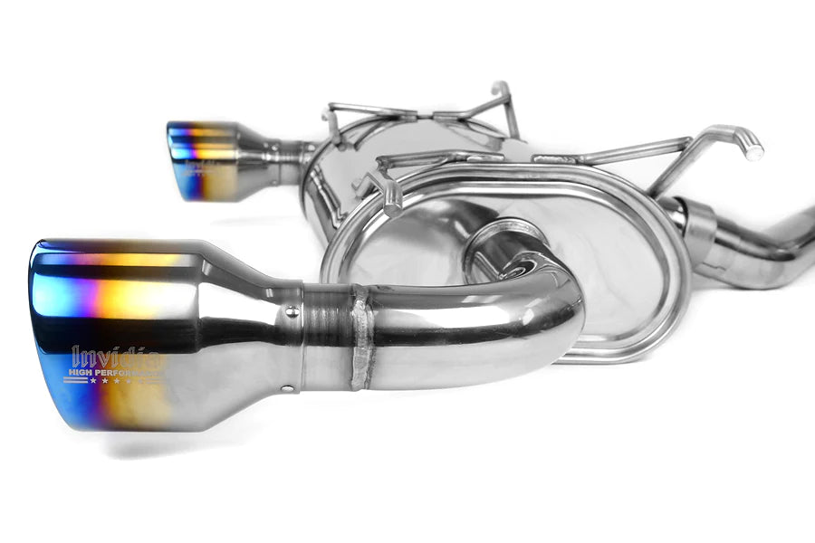 Invidia Q300 Cat-Back Exhaust w/ Rolled Tips - 2013-2022+ Toyota GR86 86 / Subaru BRZ / Scion FRS