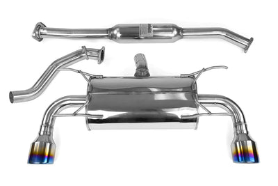 Invidia Q300 Cat-Back Exhaust w/ Rolled Tips - 2013-2022+ Toyota GR86 86 / Subaru BRZ / Scion FRS