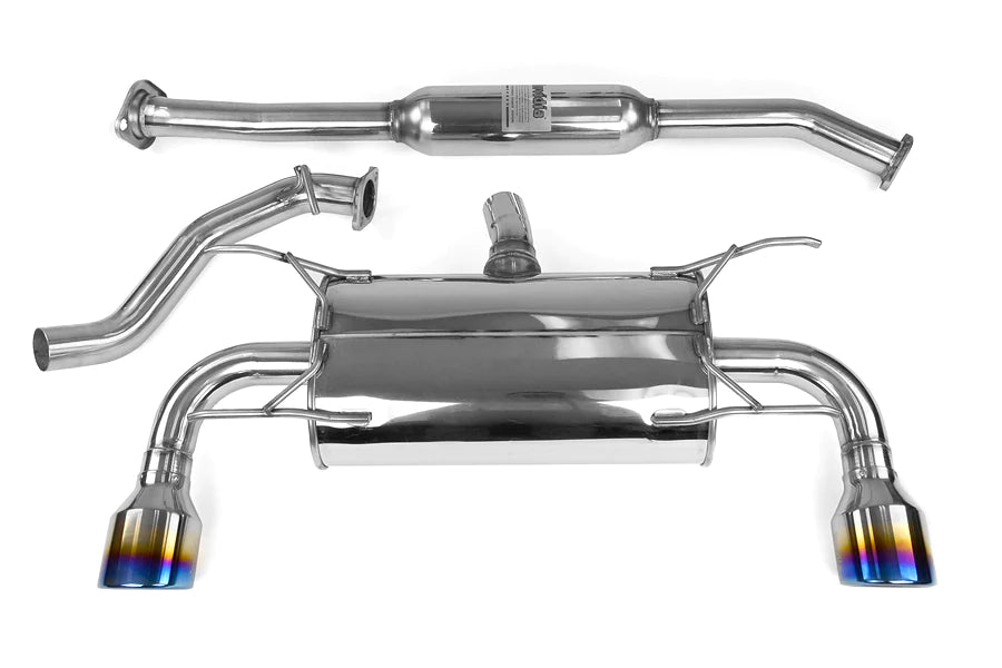 Invidia Q300 Cat-Back Exhaust w/ Rolled Tips - 2013-2022+ Toyota GR86 86 / Subaru BRZ / Scion FRS