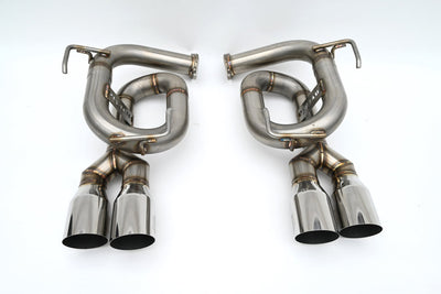 Invidia Twin Loop 3.5in Axle-Back Exhaust - 2022+ Subaru WRX