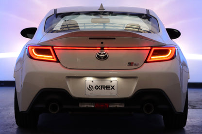 AlphaRex LUXX-Series LED Tail Lights Black Smoke - 2022+ Toyota GR86 / Subaru BRZ