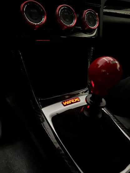 Lit Logos WRX Shifter Trim Badge | 2015-2021 WRX