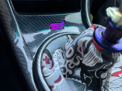 Lit Logos RGB STI Shifter Trim Badge - 2015-2021 Subaru STI