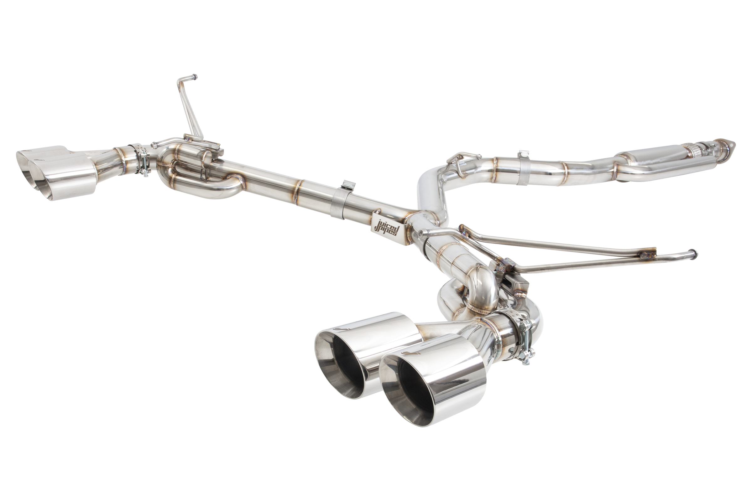 Juiced Pipes 3" Cat Back Exhaust System - 2015+ WRX / STI