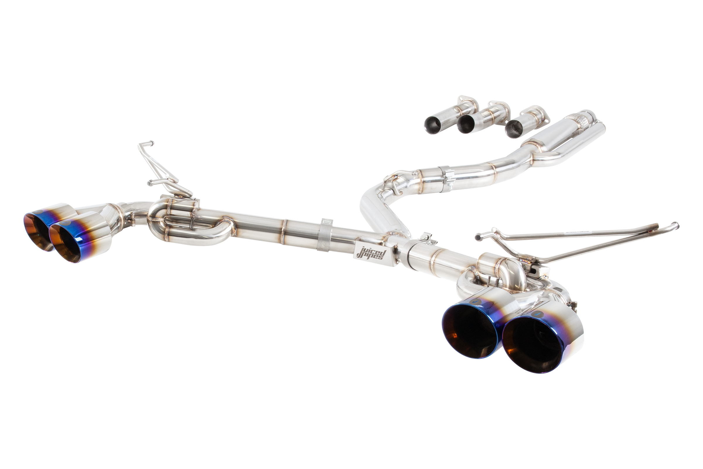 Juiced Pipes 3" Cat Back Exhaust System - 2015+ WRX / STI