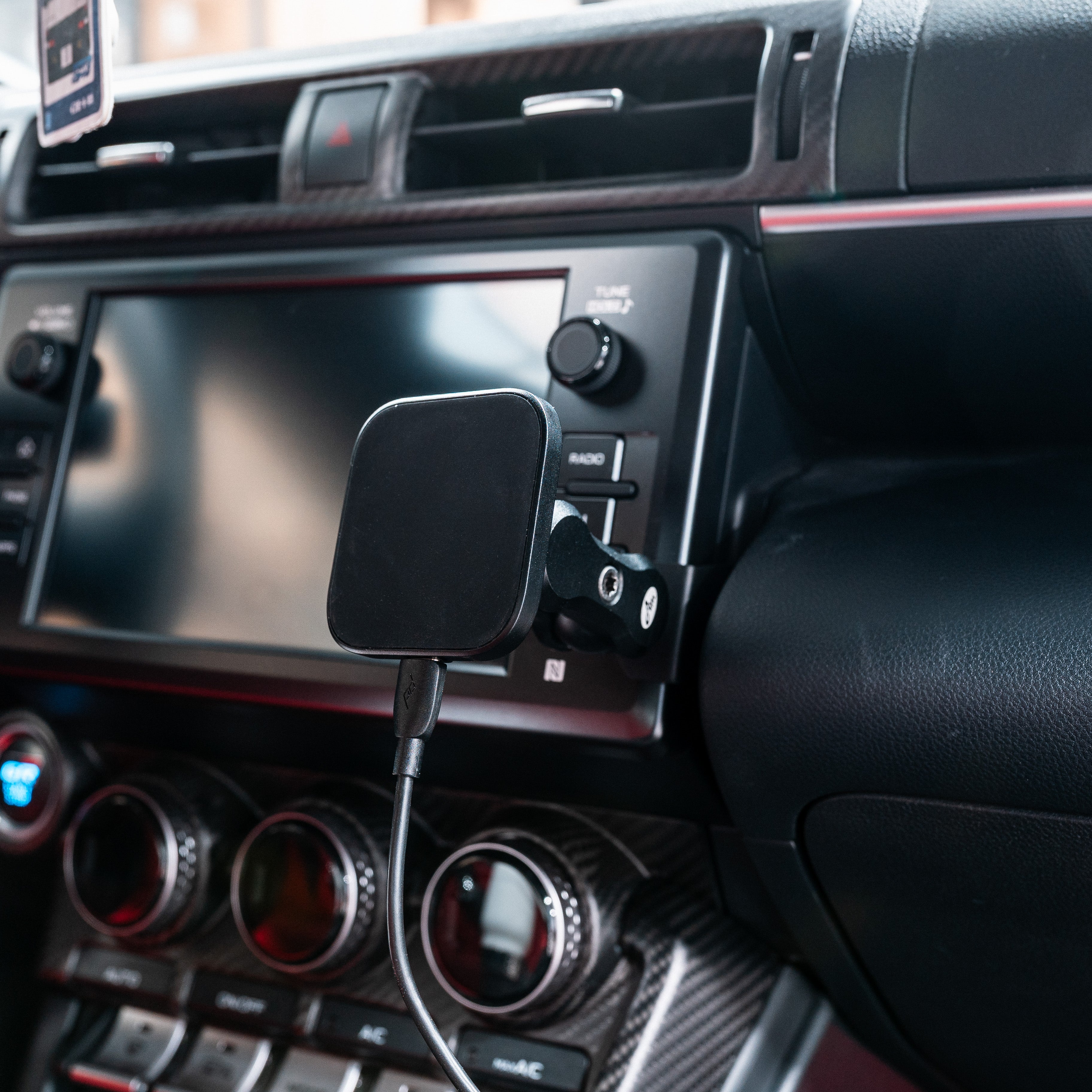 Anima 1" Left Hand Drive Ball Base Phone/Garmin Catalyst Mount - 2022+ Toyota GR86 / Subaru BRZ