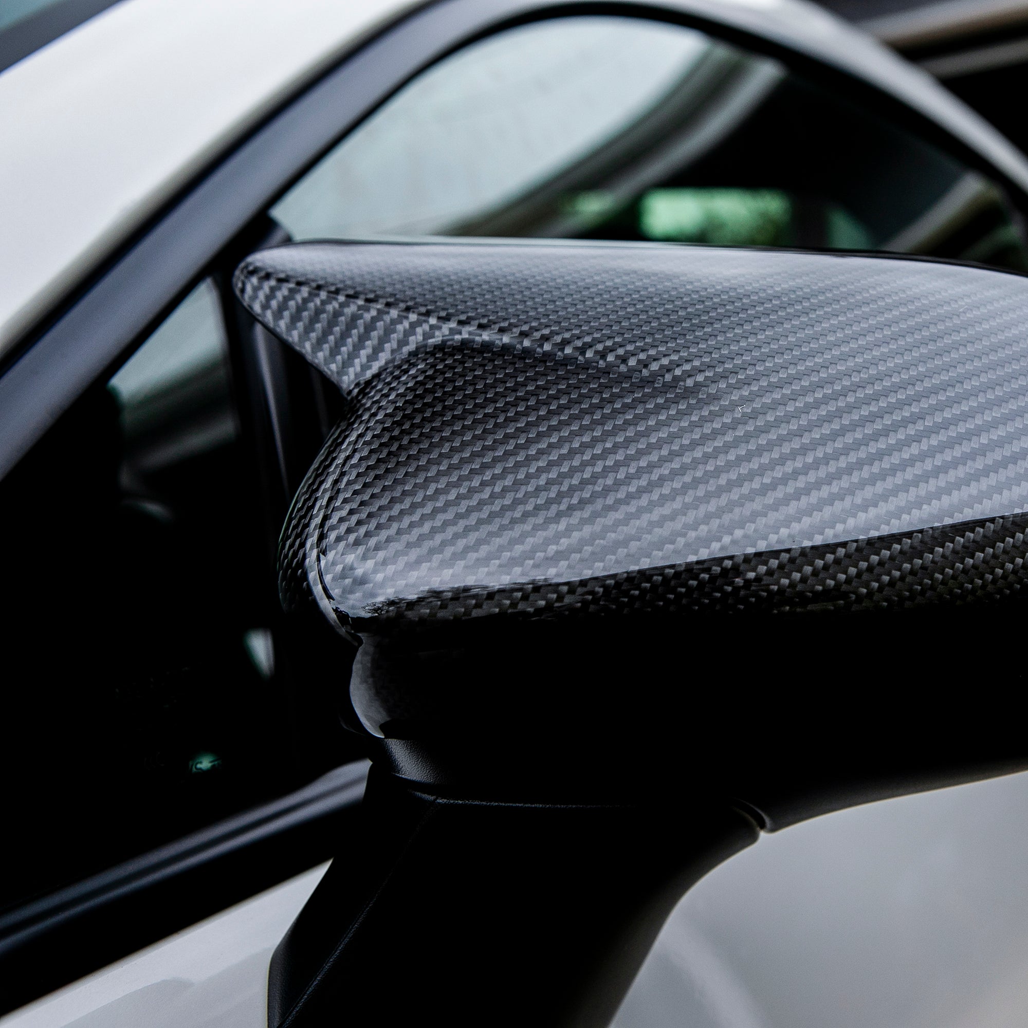 Compressive Tuning Arrowhead Carbon Fiber Mirror Caps - 2022+ Toyota GR86 / Subaru BRZ