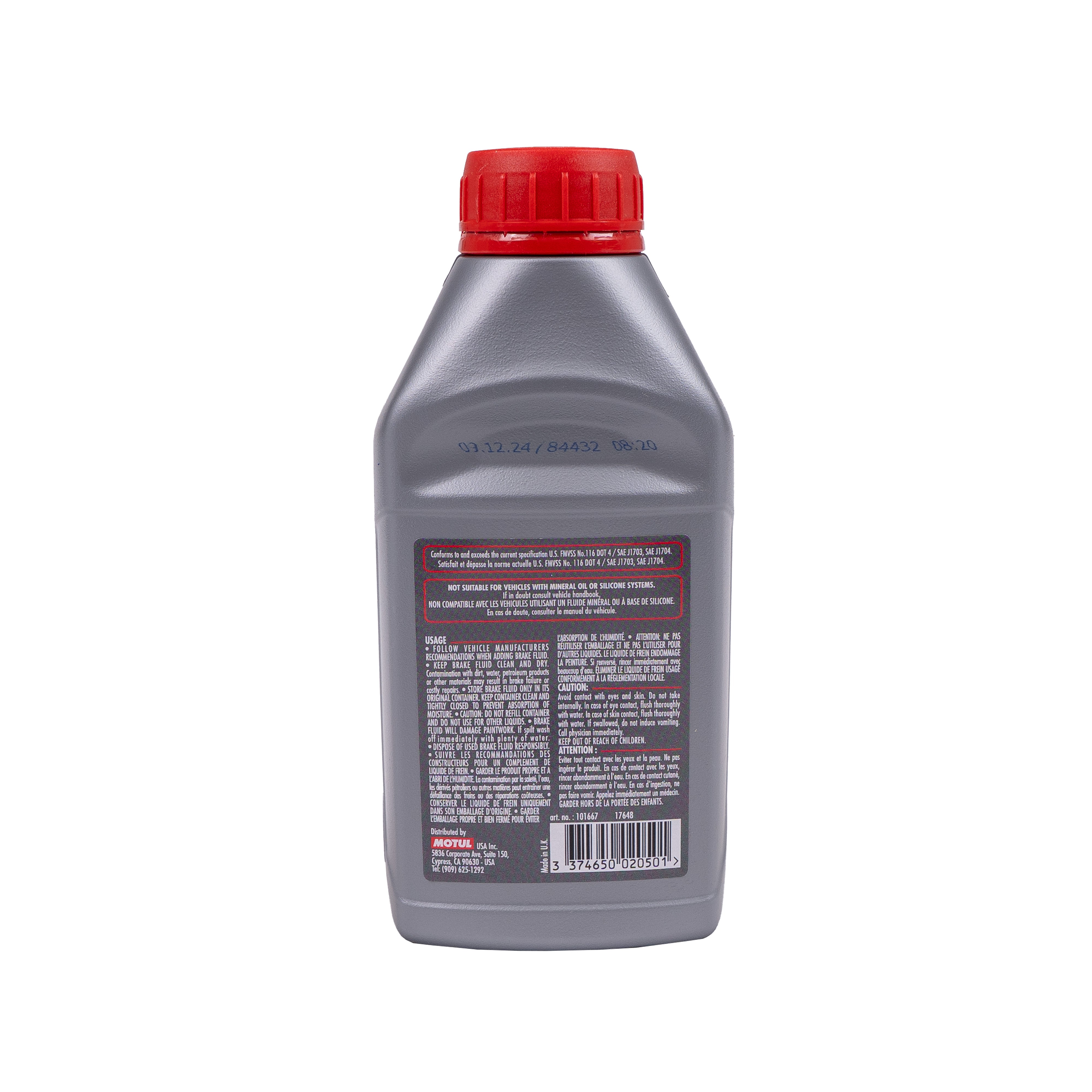 Motul RBF 660 .5L DOT 4 Racing Brake Fluid