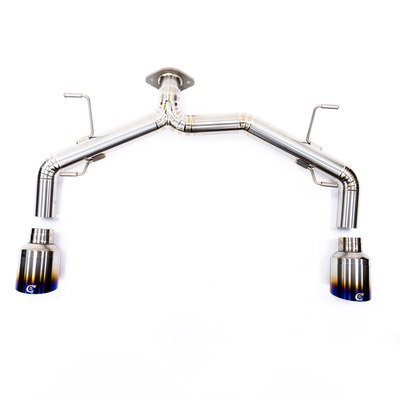 Compressive Tuning Zenkai-Ti Titanium Axle Back Exhaust - 2022+ Subaru BRZ / Toyota GR86