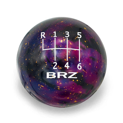 Billetworkz Cosmic Space Shift Knob 6 Speed BRZ Standard Engraving - 2013-2021 Toyota 86 / Subaru BRZ / Scion FRS