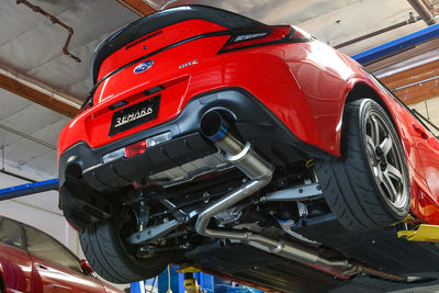 REMARK Catback Exhaust, R1 Spec Single-Exit Full Titanium - 2022+ Toyota GR86 / Subaru BRZ
