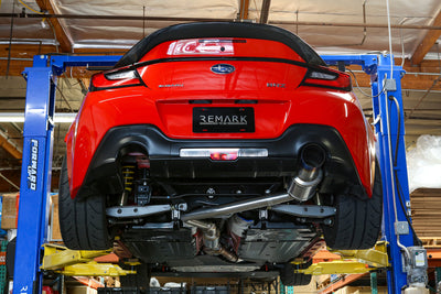 REMARK Catback Exhaust, R1 Spec Single-Exit Full Titanium - 2022+ Toyota GR86 / Subaru BRZ