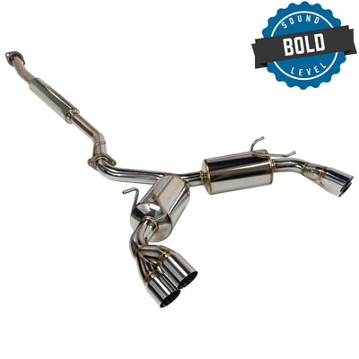 REMARK Catback Exhaust Sports Touring Quad Tip - 2022+ Toyota GR86 / Subaru BRZ