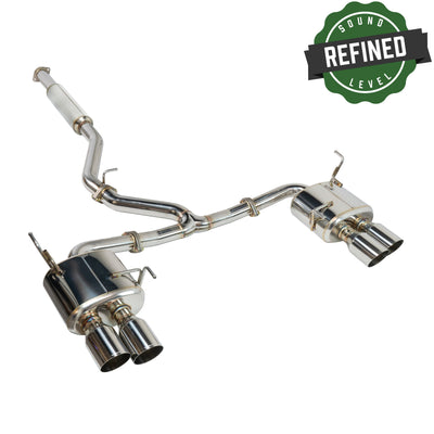 REMARK Sports Touring Catback Exhaust - 4" Quad Tips - 2022+ Subaru WRX