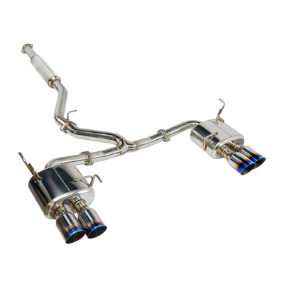 REMARK Sports Touring Catback Exhaust - 4" Quad Tips - 2022+ Subaru WRX