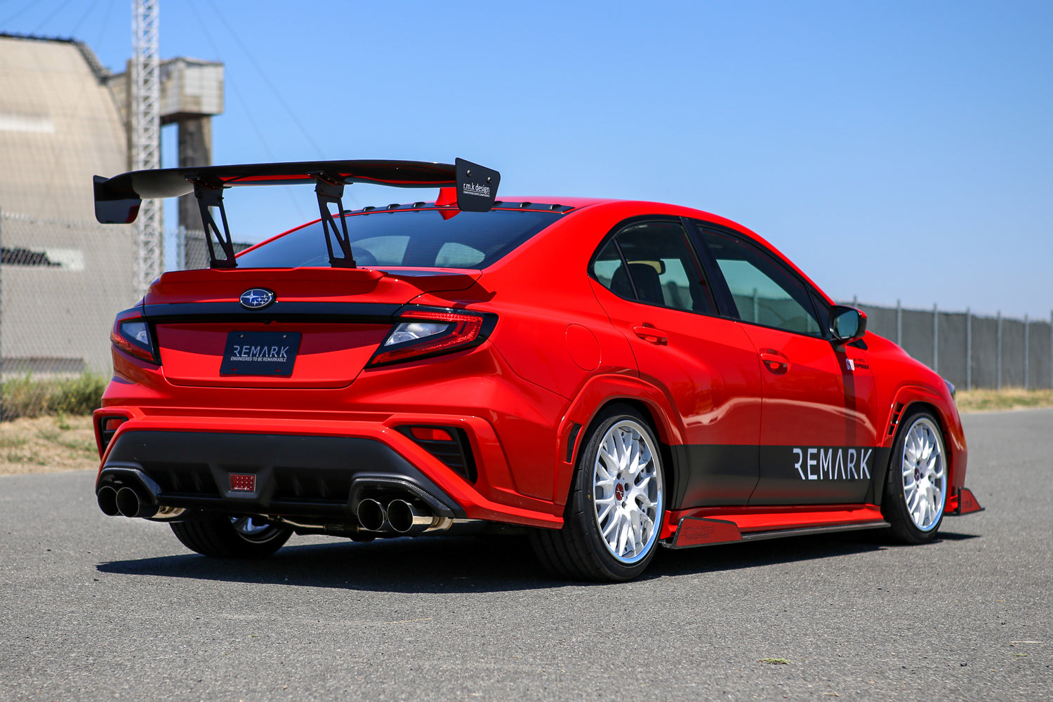 REMARK Sports Touring Catback Exhaust - 4" Quad Tips - 2022+ Subaru WRX