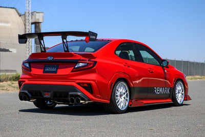 REMARK Sports Touring Catback Exhaust - 4" Quad Tips - 2022+ Subaru WRX